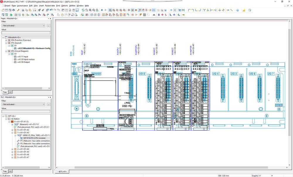 Entegrasyon: Eplan ve Melsoft iQ Works